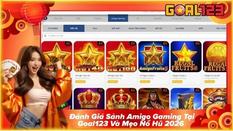 Amigo Gaming tại Goal123