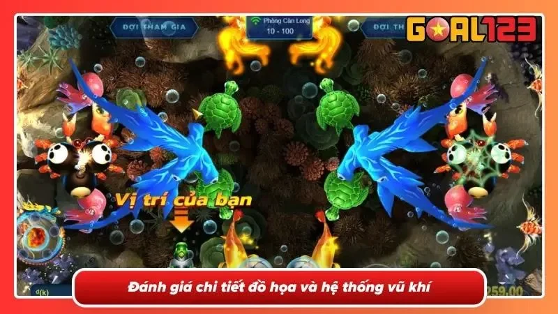 khám phá đồ họa và kho vũ khí nổi bật