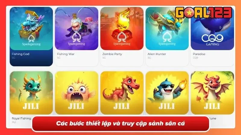 Hướng dẫn vào sảnh săn cá từ a đến z