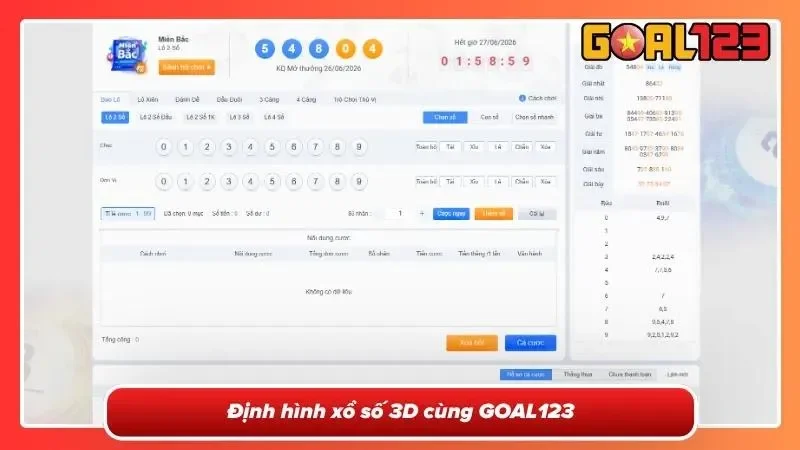 Xổ số 3D - Dự thưởng điện toán ba chữ số đơn giản
