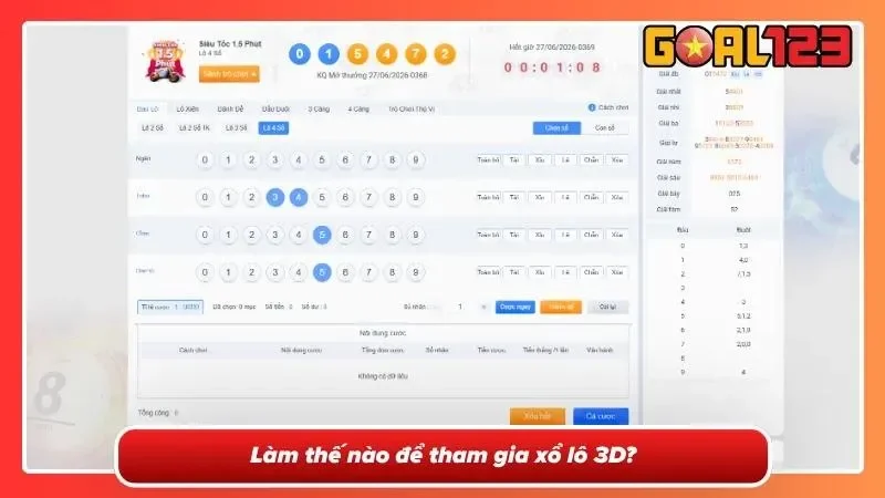 Tham gia xổ lô 3D dễ dàng với nhiều thiết bị