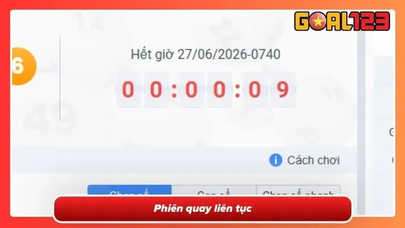 Đa dạng phiên quay xổ số nhanh mỗi ngày